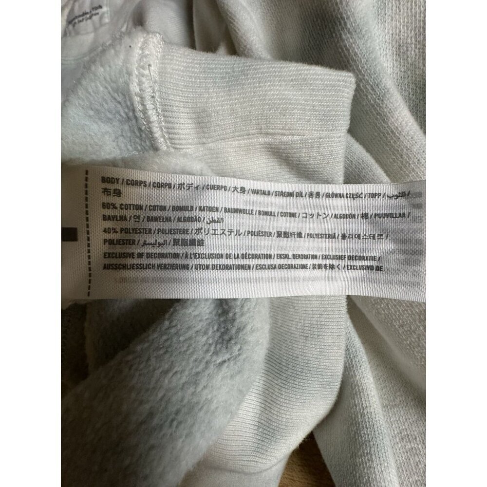 Abercrombie SoftAF Sweatshirt Small Garment Dyed Gray Tie Dye Crewneck - Picture 5 of 5
